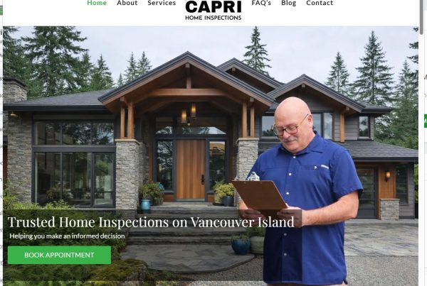 Capri Home Inspections website by Deerwood Media